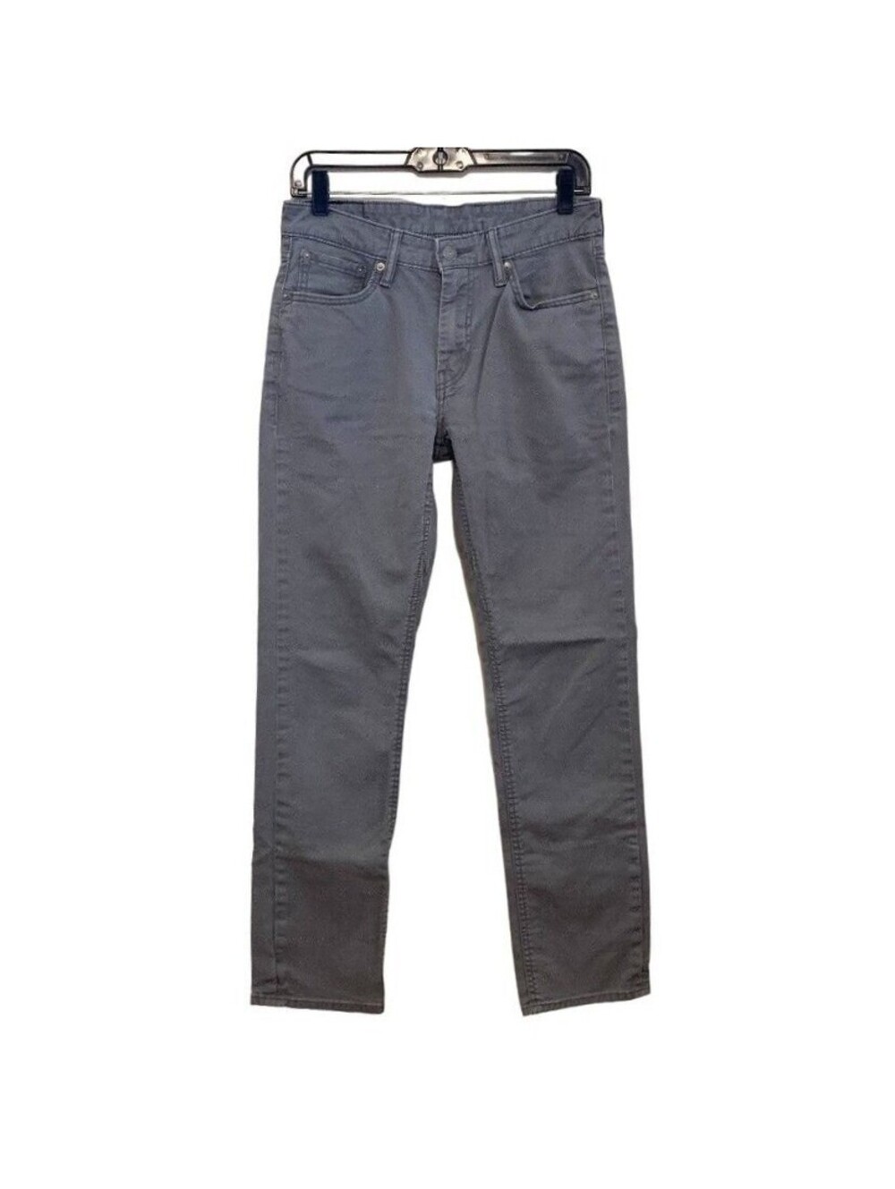 Levis 511 Slim Fit Gray Stretch Pants Mens 30x30 Trousers 04511-1907